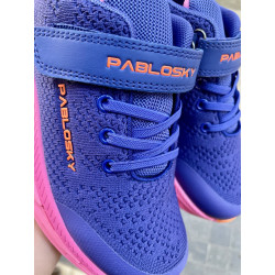 Deportivo Running Pablosky tonos morado y rosa