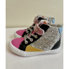 Botín deportivo Conguitos multi patchwork glitter