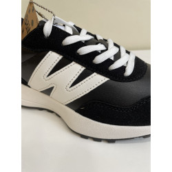 Deportivo B&W Napa negra Laces low